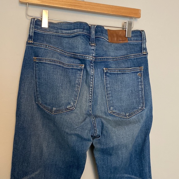 Madewell Slim Straight Jeans: Distressed Button-Front Edition - Picture 11 of 14